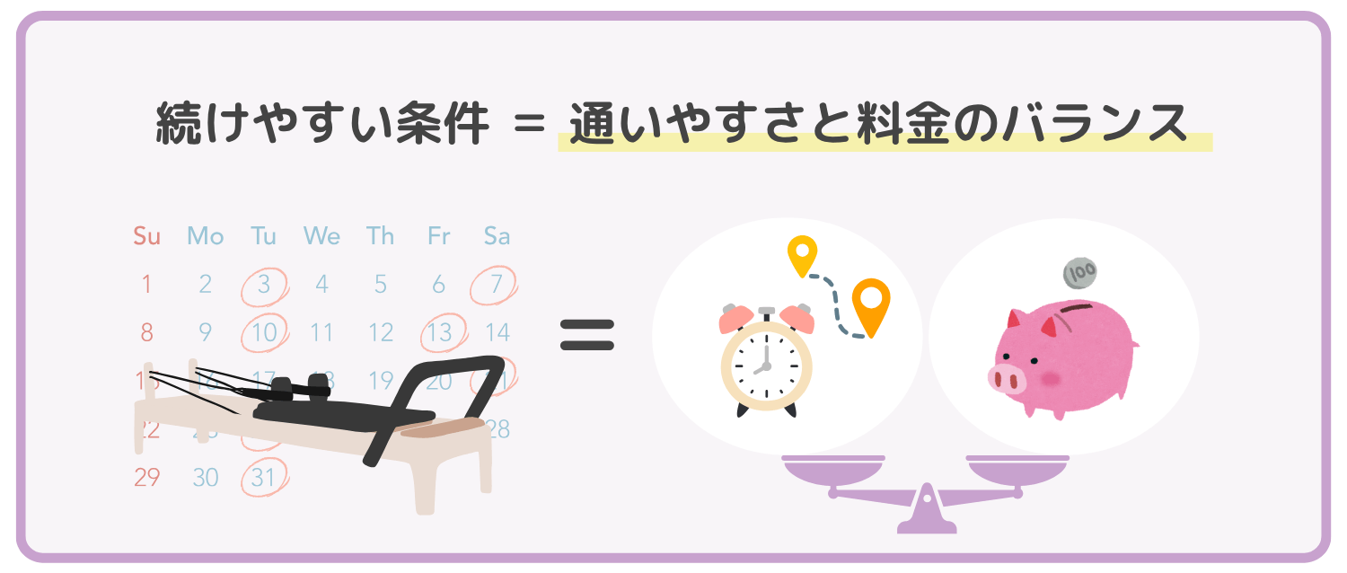 ピラティススタジオ　選び方2の画像