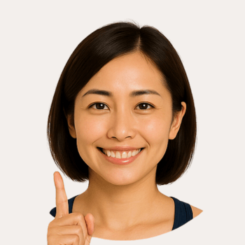 さやか吹き出しー指立て